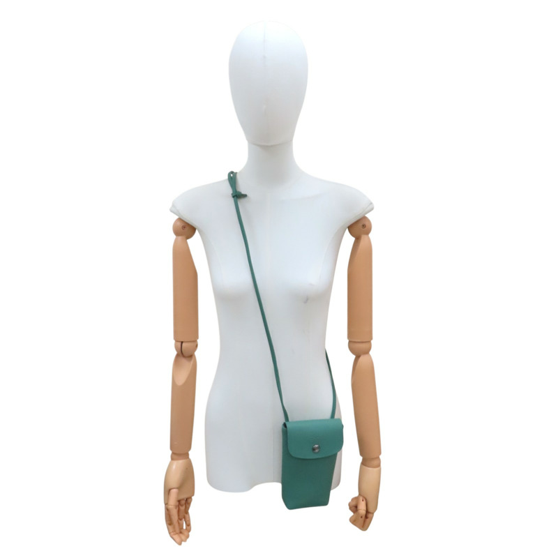 綠色 牛皮 Le Pliage Xtra Phone Case 肩背包【Longchamp 瓏驤】 34178987D90-9