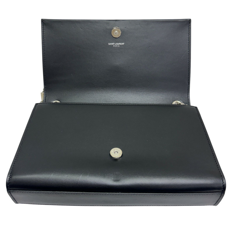 黑色 牛皮 Kate 肩背包【SAINT LAURENT YSL 聖羅蘭 】 AIM354119-4