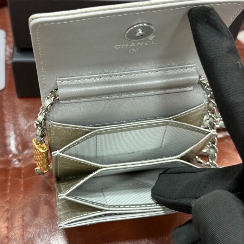【97新 ✨ 全網最低價!】Chanel 21K mini Woc 限量版高定鏈條銀色小包(下單前先詢問庫存❗️)-7