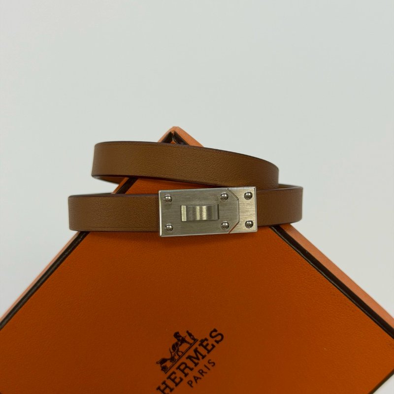 HERMES Kelly Men bracelet雙圈手環-2