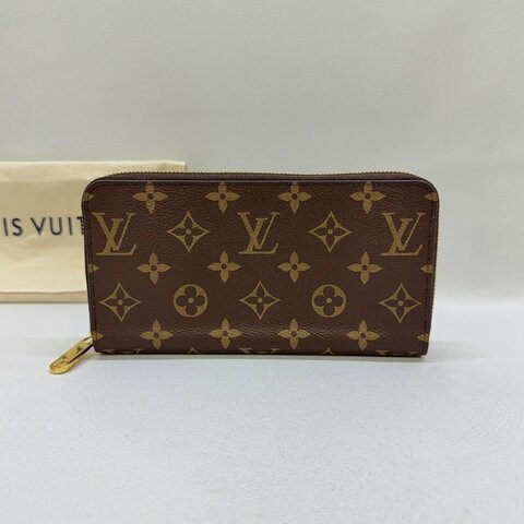 LV Monogram老花拉鍊長夾