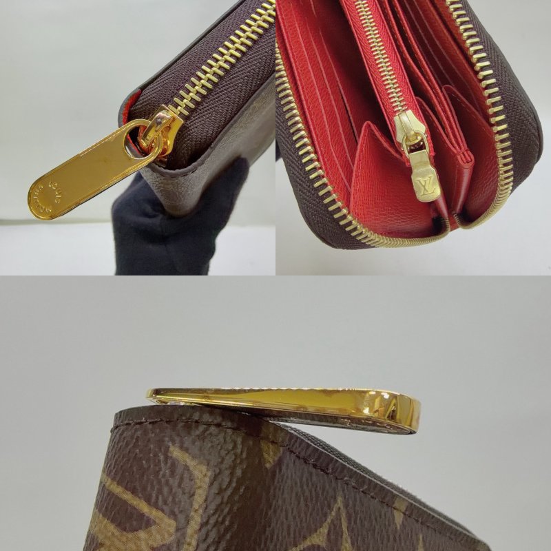 LV Monogram老花拉鍊長夾-5
