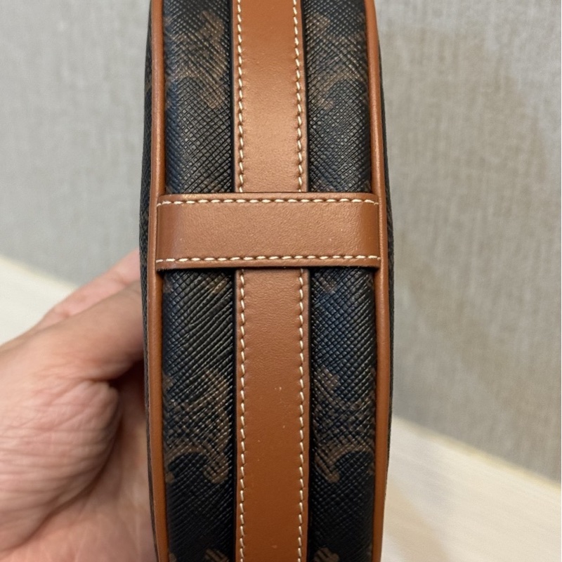 Celine TRIOMPHE帆布及小牛皮迷你型AVA手袋 腋下包-5