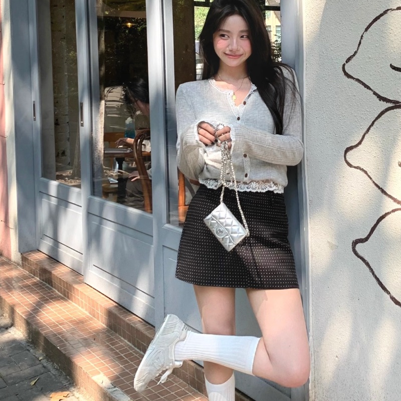 【98新 ✨ 全網最低價!】Chanel 21P CF 銀色鏈條菱格紋斜挎包 春夏穿搭必備(下單前先詢問庫存❗️)-0