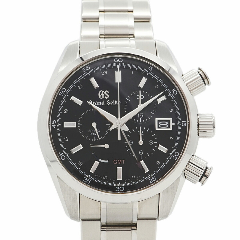 精工 Grand SBGC203 9R86-0AA0 黑色錶盤男士腕錶-0