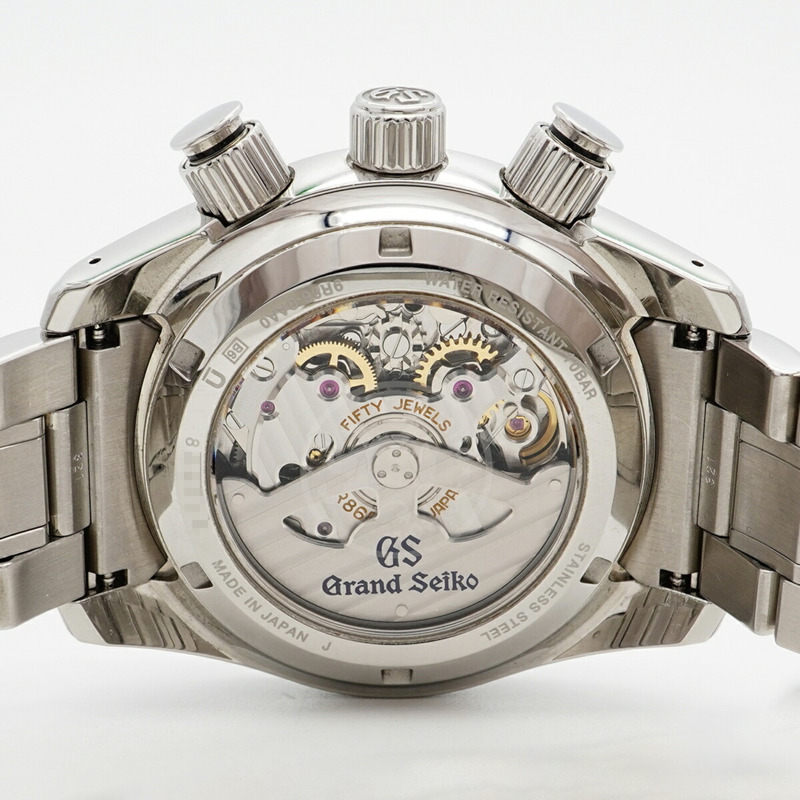 精工 Grand SBGC203 9R86-0AA0 黑色錶盤男士腕錶-4