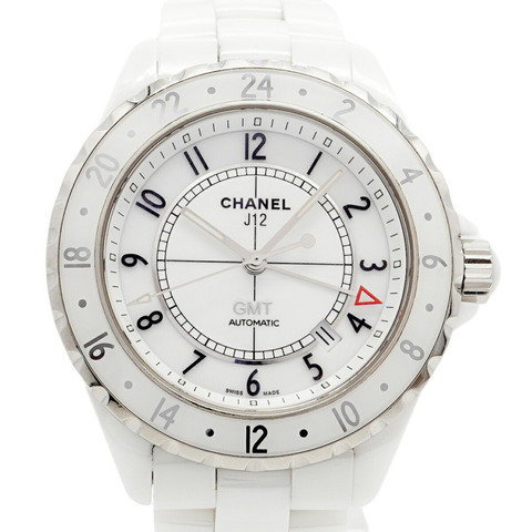 香奈兒 J12 GMT H2126 白色錶盤男士腕錶