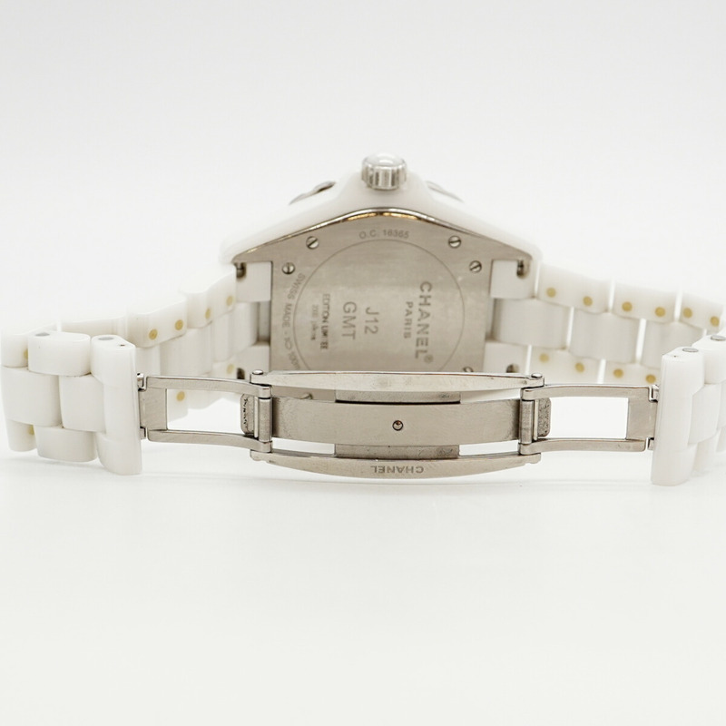 香奈兒 J12 GMT H2126 白色錶盤男士腕錶-3