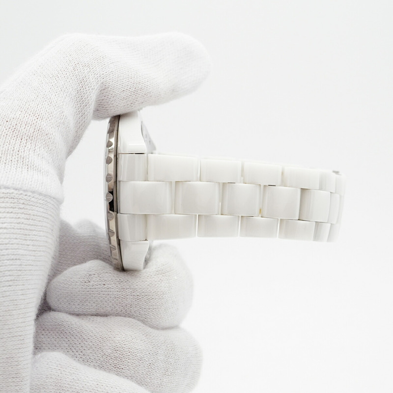 香奈兒 J12 GMT H2126 白色錶盤男士腕錶-5