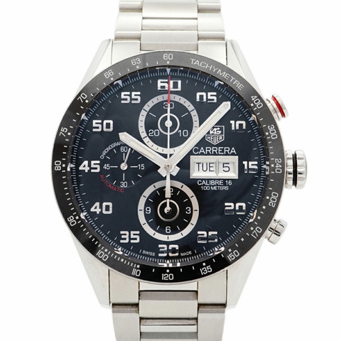 TAG Heuer 豪雅卡萊拉 CV2A1R 黑色錶盤男士腕錶