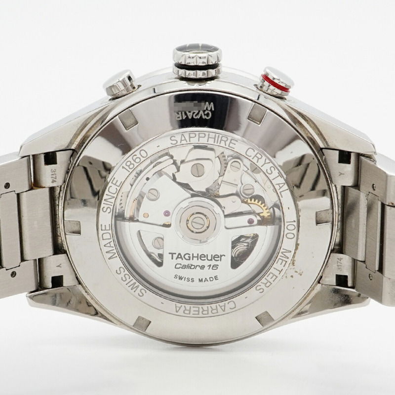 TAG Heuer 豪雅卡萊拉 CV2A1R 黑色錶盤男士腕錶-4