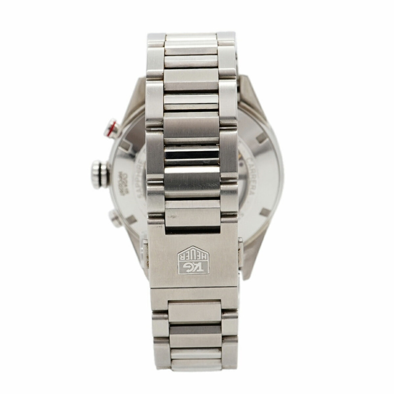 TAG Heuer 豪雅卡萊拉 CV2A1R 黑色錶盤男士腕錶-8
