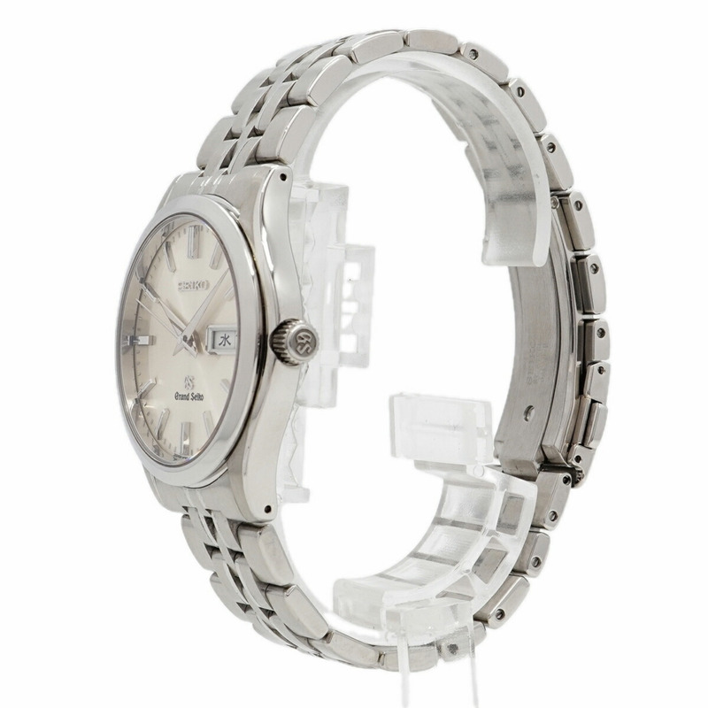 精工 Grand SBGT015 9F83-0AB0 銀色錶盤男士腕錶-1