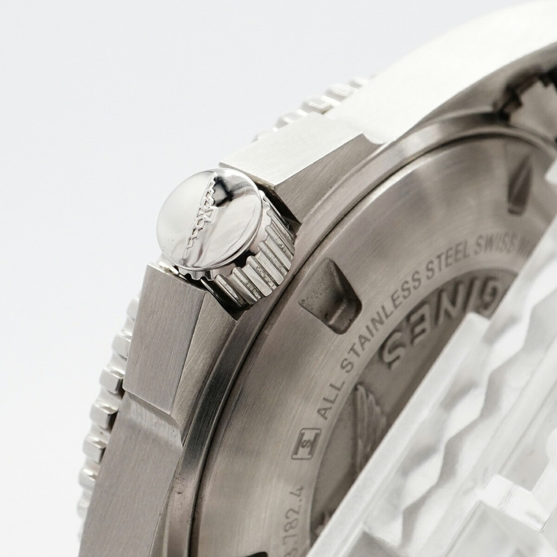 浪琴錶 HydroConquest L3.782.4 綠色錶盤男士腕錶-8