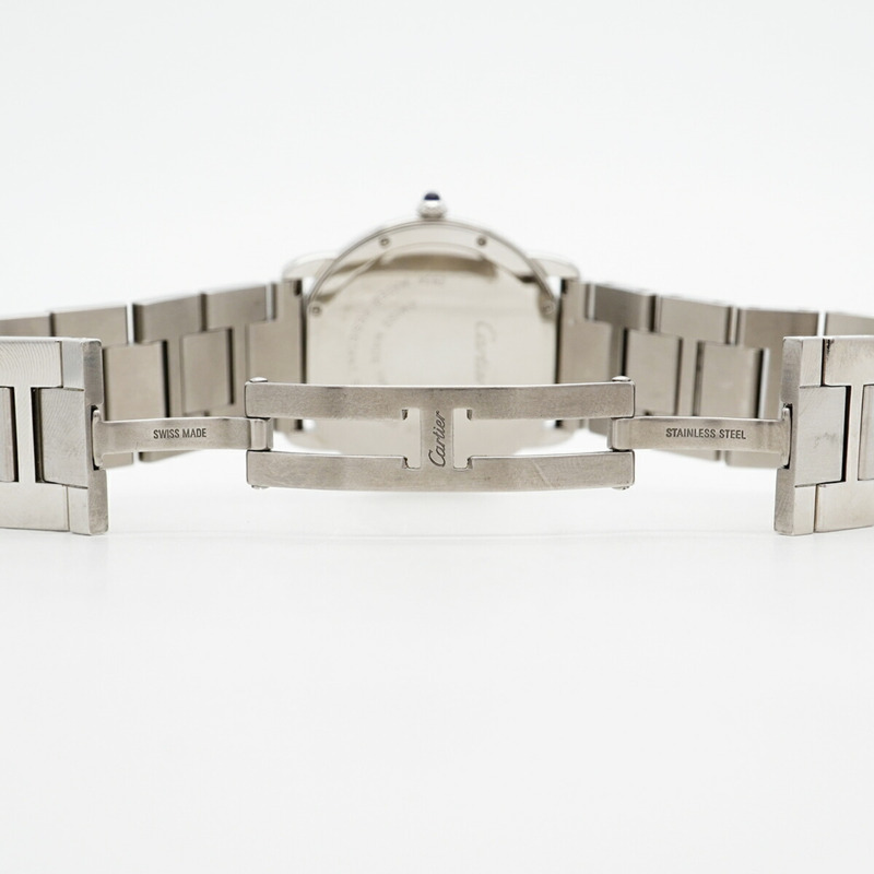 卡地亞 Rondo Solo 2934 銀色錶盤男士腕錶-3