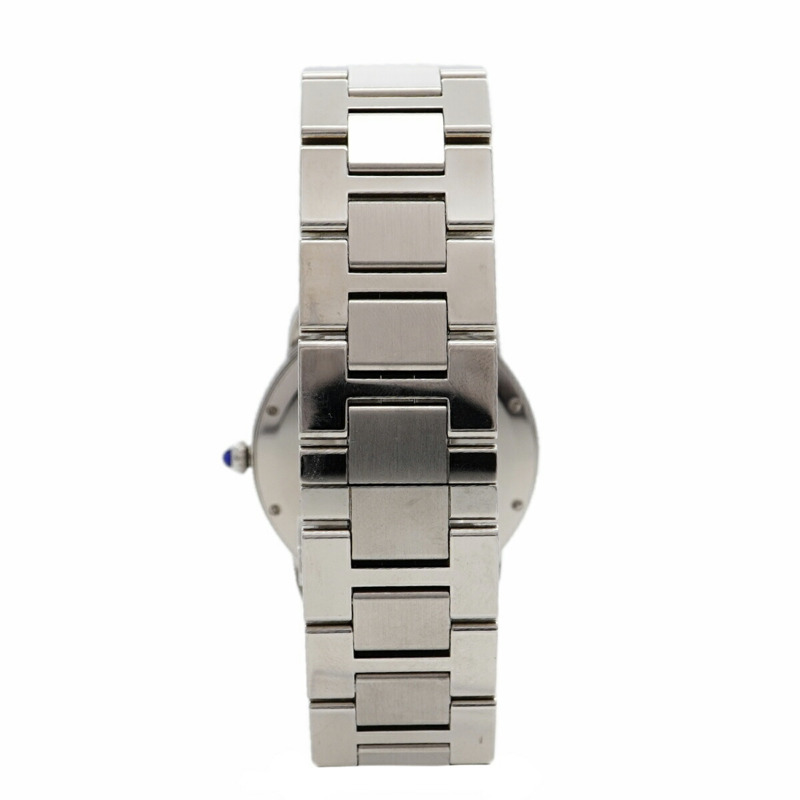 卡地亞 Rondo Solo 2934 銀色錶盤男士腕錶-6