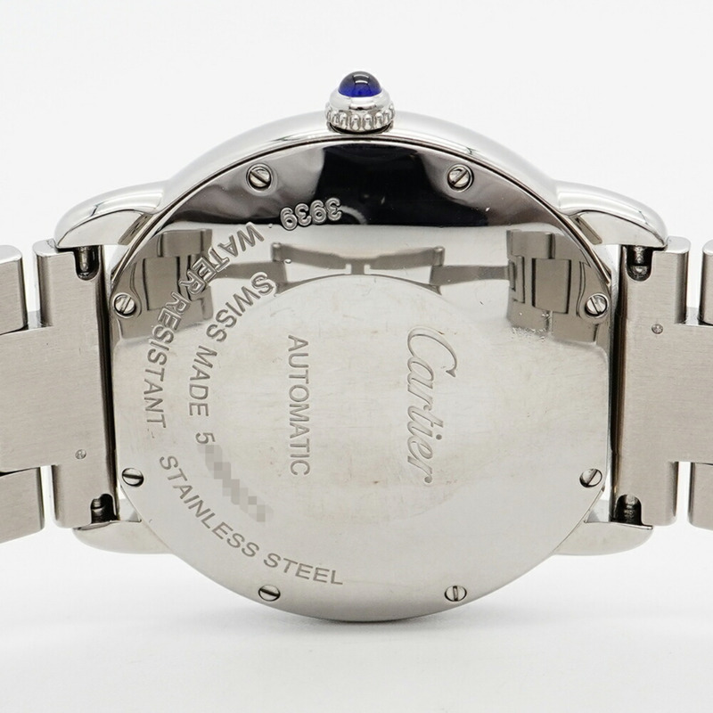 卡地亞 Rondo Solo WSRN0021 銀色錶盤男士腕錶-4