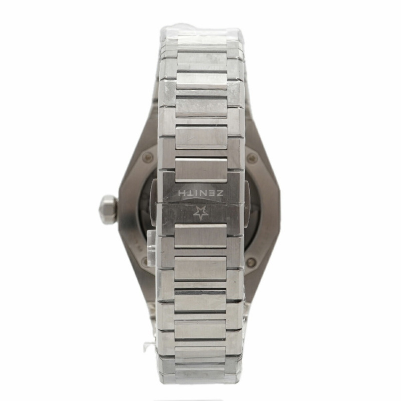 真力時 Defy Skyline 03.9300.3620 黑色錶盤男士腕錶-8