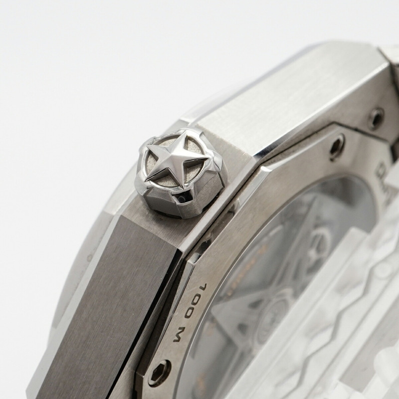 真力時 Defy Skyline 03.9300.3620 黑色錶盤男士腕錶-9