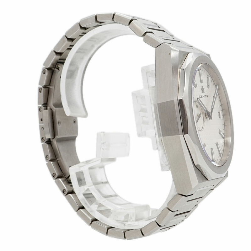 真力時 Defy Skyline 03.9300.3620 銀色錶盤男士腕錶-3