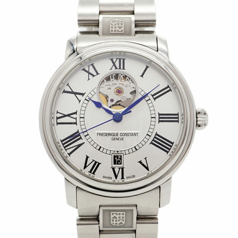 康斯登經典心跳腕錶 FC-315MS3P6 銀色錶盤男士腕錶