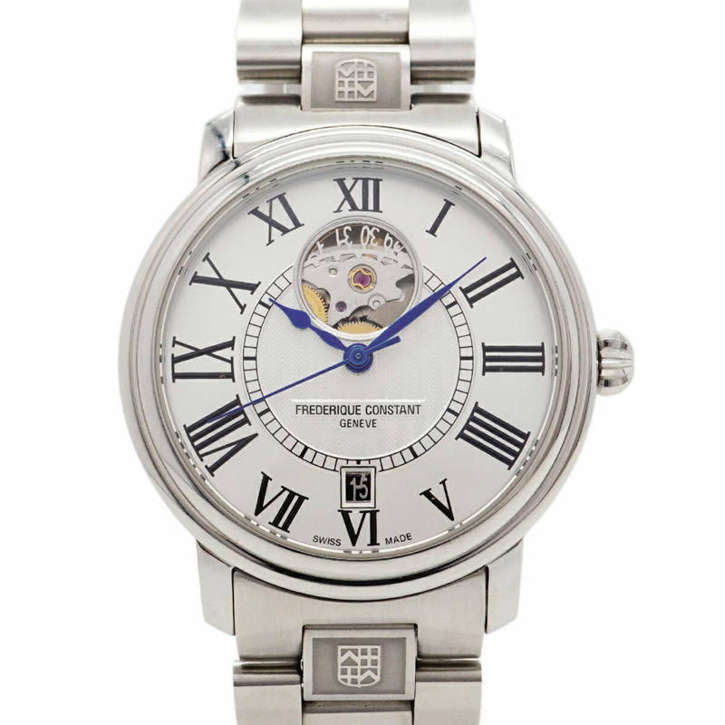 康斯登經典心跳腕錶 FC-315MS3P6 銀色錶盤男士腕錶-0