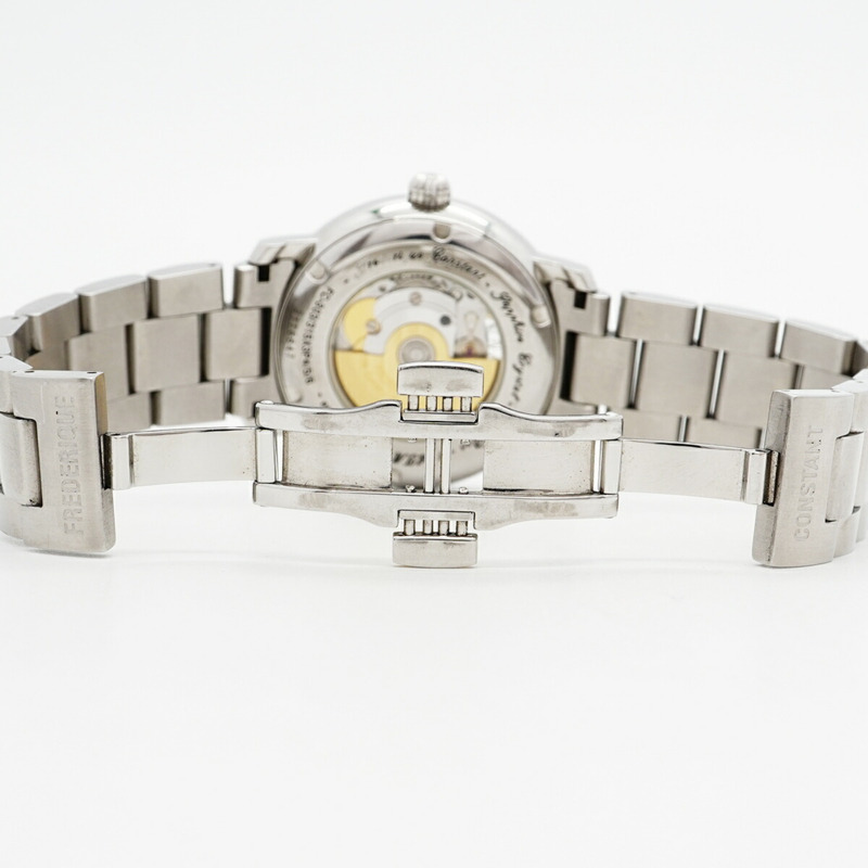 康斯登經典心跳腕錶 FC-315MS3P6 銀色錶盤男士腕錶-4