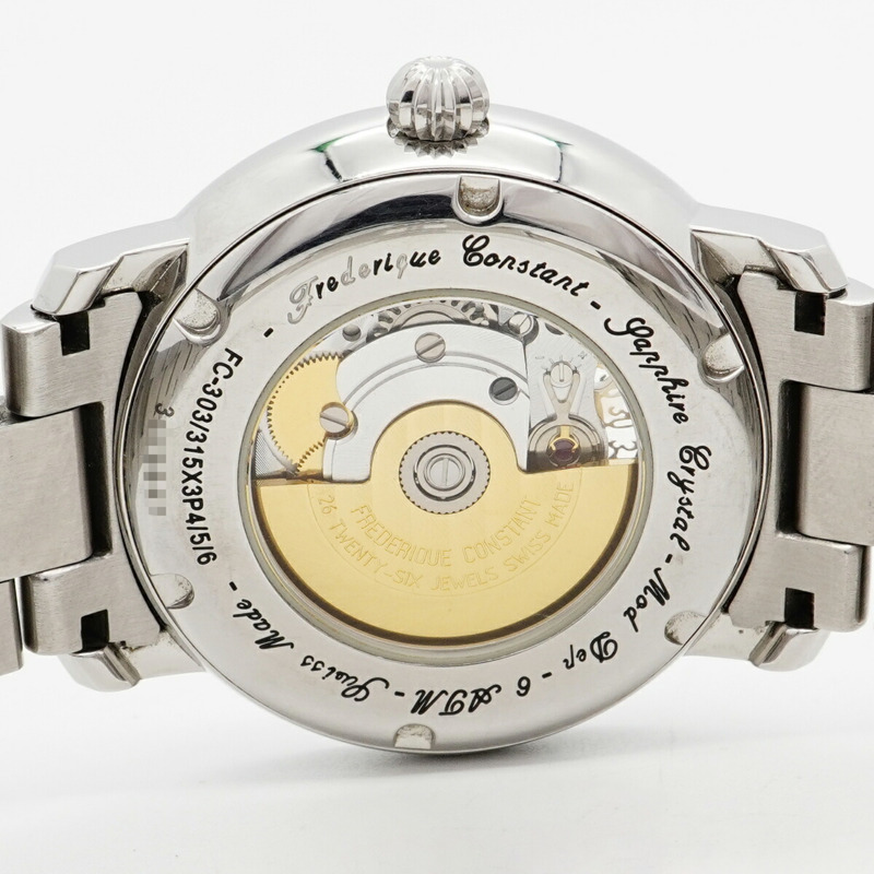 康斯登經典心跳腕錶 FC-315MS3P6 銀色錶盤男士腕錶-5