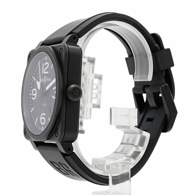 Bell & Ross BR03 黑色霧面 BR0392-BL-CE 錶盤男士腕錶-2