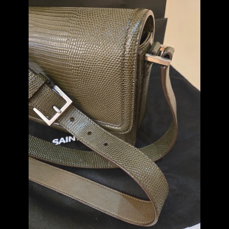 Saint Laurent Solferino Medium shoulder bag 肩背包 斜背包 蜥蜴皮 YSL-13