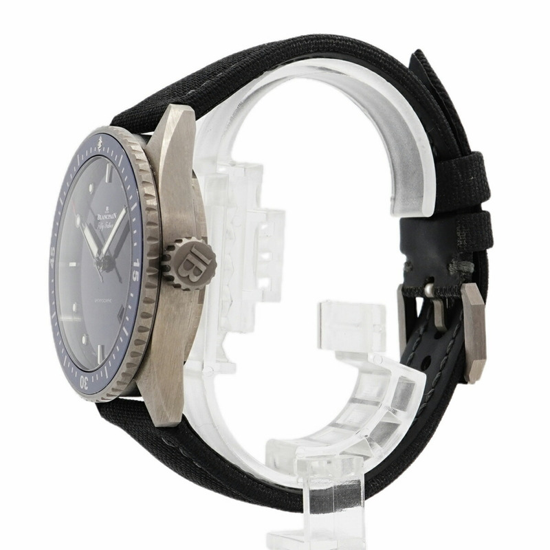 寶珀五十噚Bathyscaphe 5000-0240-O52A海軍藍錶盤男士腕錶-2