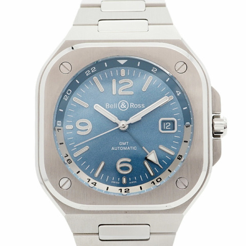 Bell & Ross BR05 GMT 天藍色 (BR05G-PB-ST SST) 男士腕錶