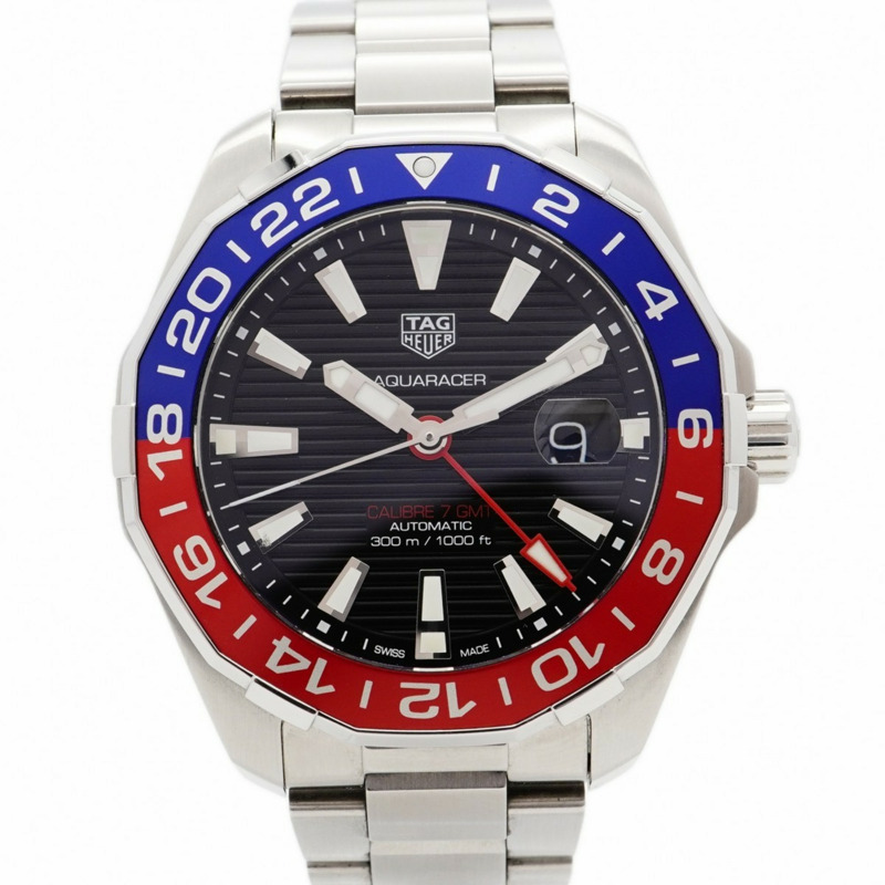 TAG Heuer Aquaracer WAY201F 黑色錶盤男士手錶-0