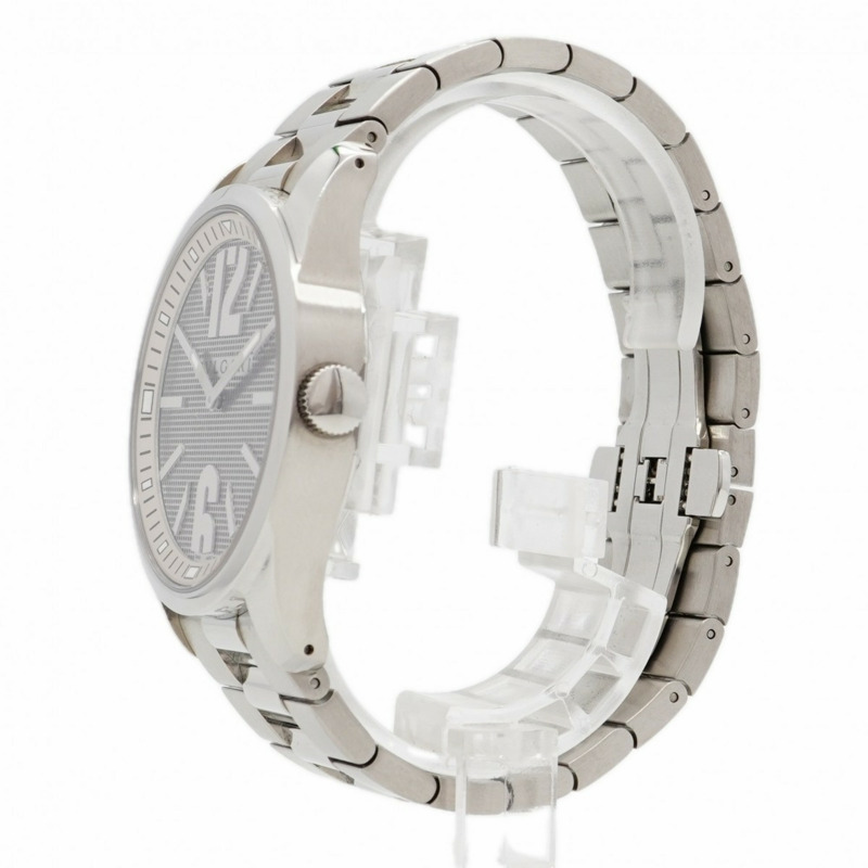 寶格麗 Solotempo ST42S 黑色錶盤男士腕錶-1