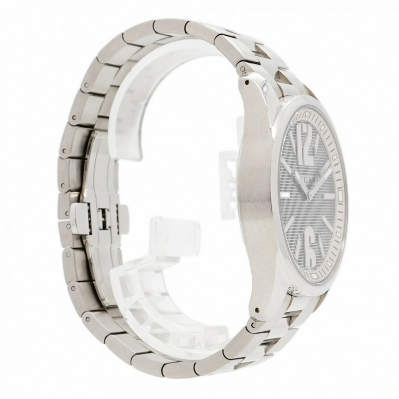 寶格麗 Solotempo ST42S 黑色錶盤男士腕錶-2