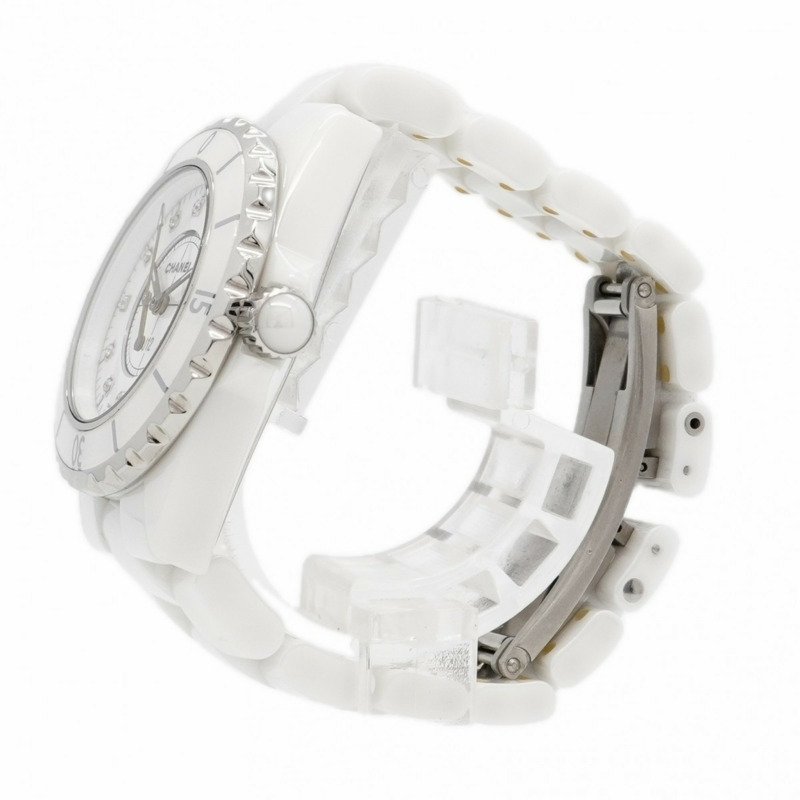 香奈兒 J12 H1628 白色錶盤女錶-1
