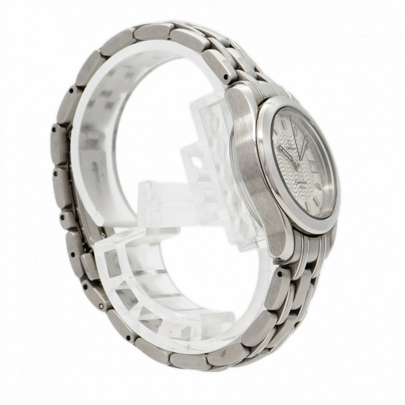 歐米茄海馬系列 2581.31 銀色錶盤女錶-3