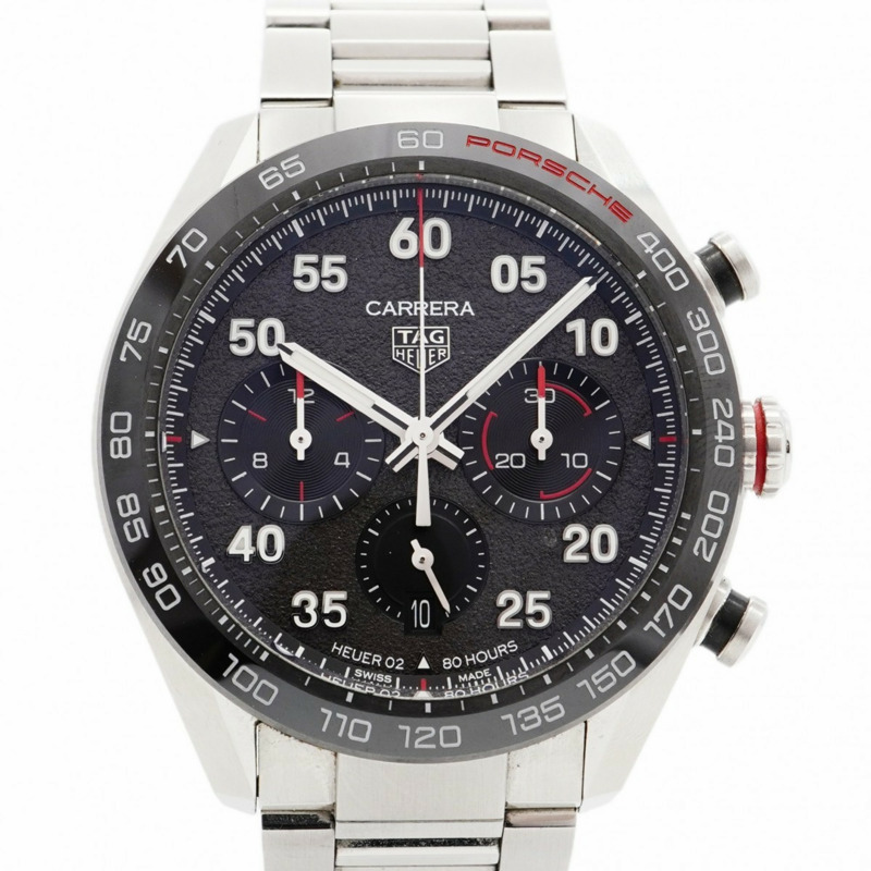 TAG Heuer 豪雅卡萊拉系列 CBN2A1F 黑色錶盤男士腕錶-0