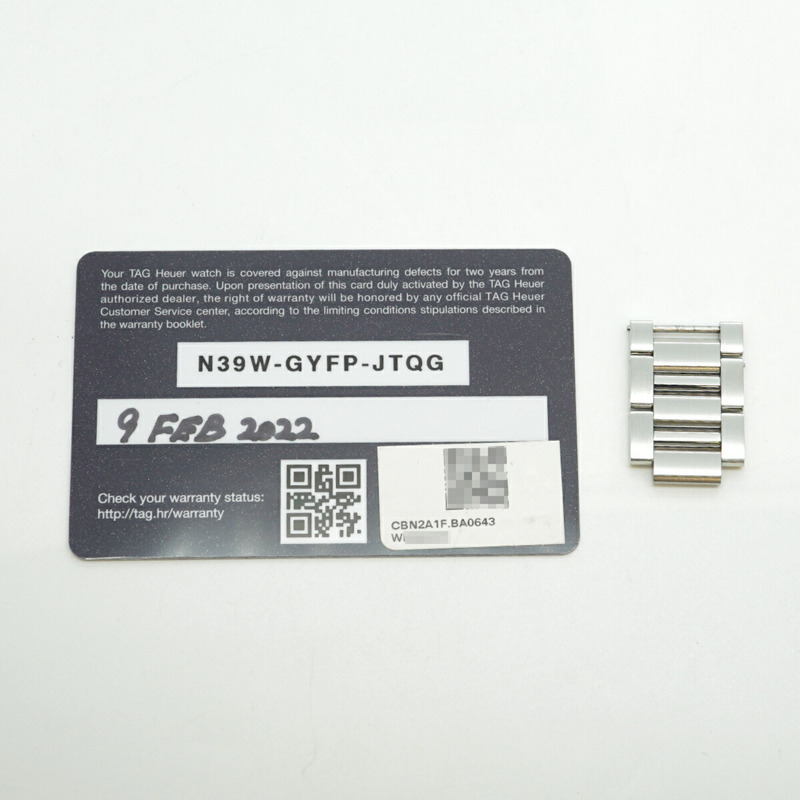 TAG Heuer 豪雅卡萊拉系列 CBN2A1F 黑色錶盤男士腕錶-1