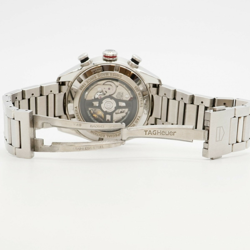 TAG Heuer 豪雅卡萊拉系列 CBN2A1F 黑色錶盤男士腕錶-4