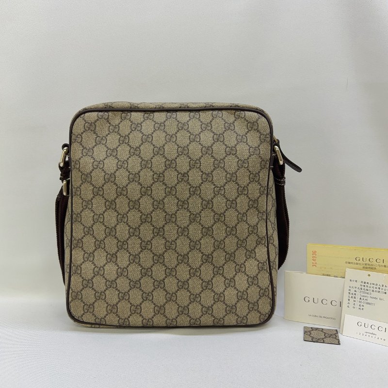 GUCCI GG Supreme帆布斜背包-1