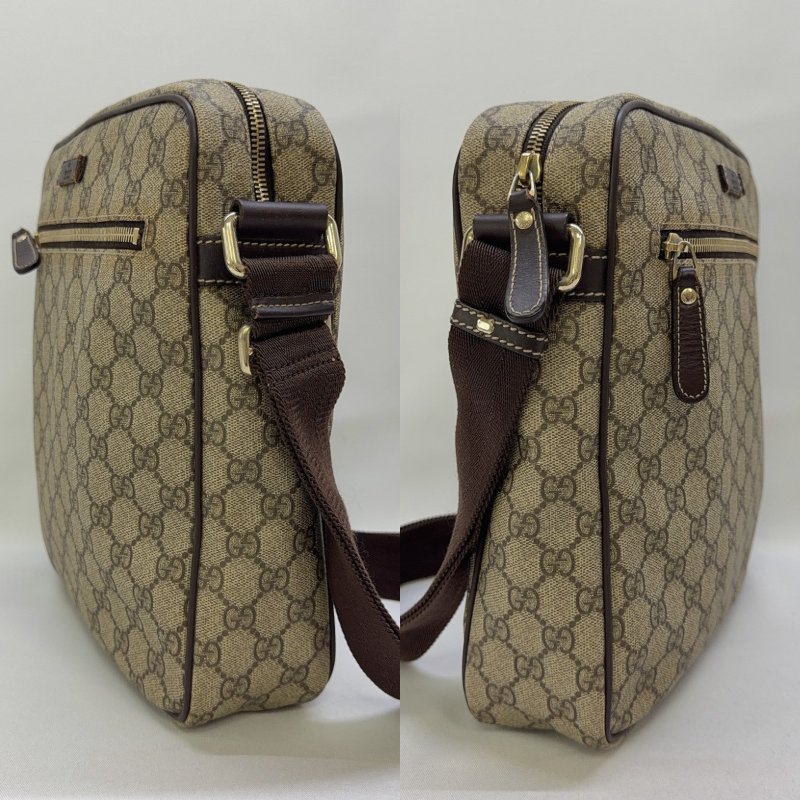 GUCCI GG Supreme帆布斜背包-2