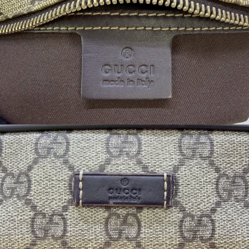 GUCCI GG Supreme帆布斜背包-6