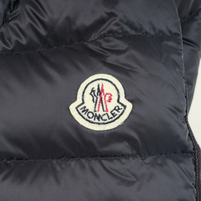MONCLER HERMINE 羽絨衣 尼龍 海軍藍 #00 二手 女款-4