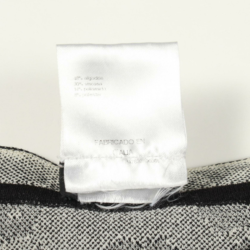 香奈兒 COCO 標誌紐帶短袖襯衫 #34 P47632K06069 棉黏膠纖維-4