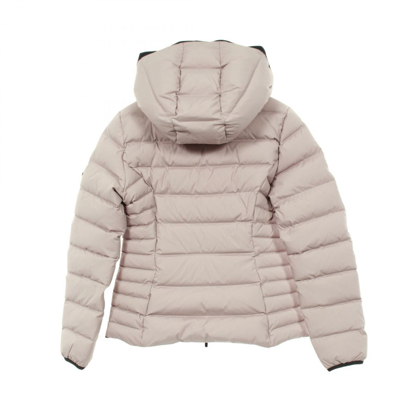 MONCLER HERBE 羽絨外套 尼龍 粉紅 二手 女款-1