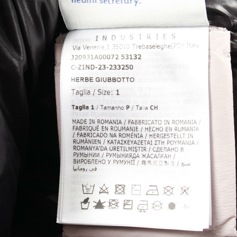 MONCLER HERBE 羽絨外套 尼龍 粉紅 二手 女款-3