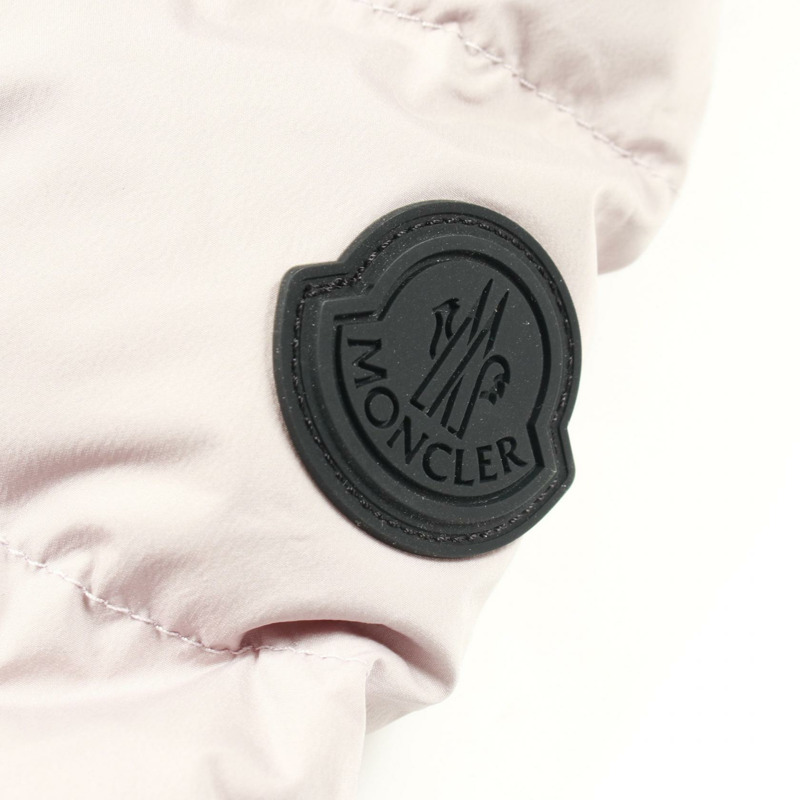 MONCLER HERBE 羽絨外套 尼龍 粉紅 二手 女款-5