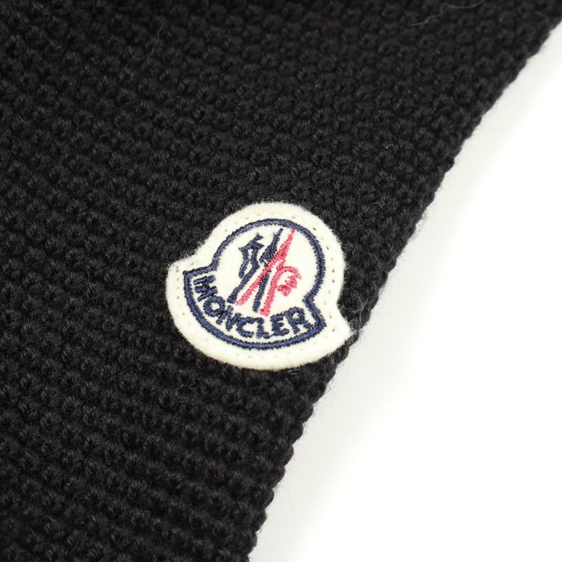 MONCLER 尼龍羊毛羽絨外套 黑色 #M 二手女款-4