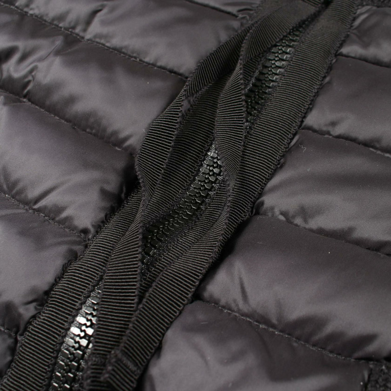 MONCLER 尼龍羊毛羽絨外套 黑色 #M 二手女款-6